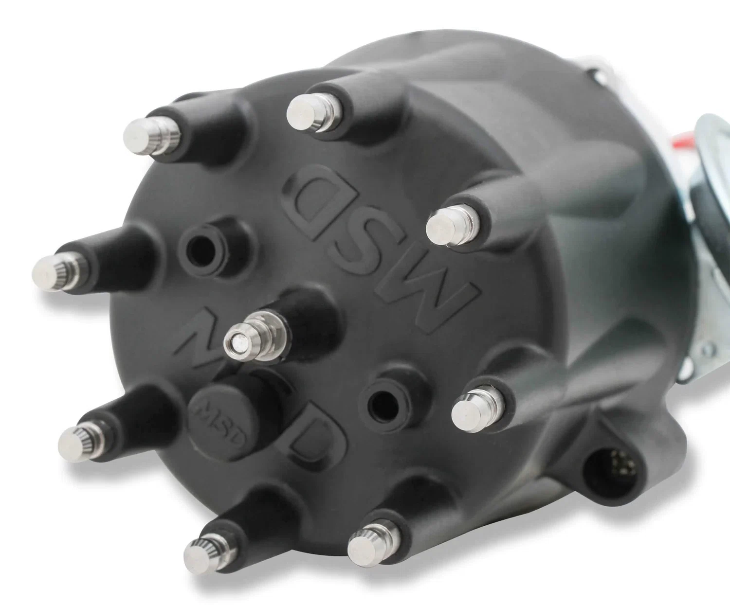 Chevy V8 w_Internal Module Distributor and Black Cap - 83605
